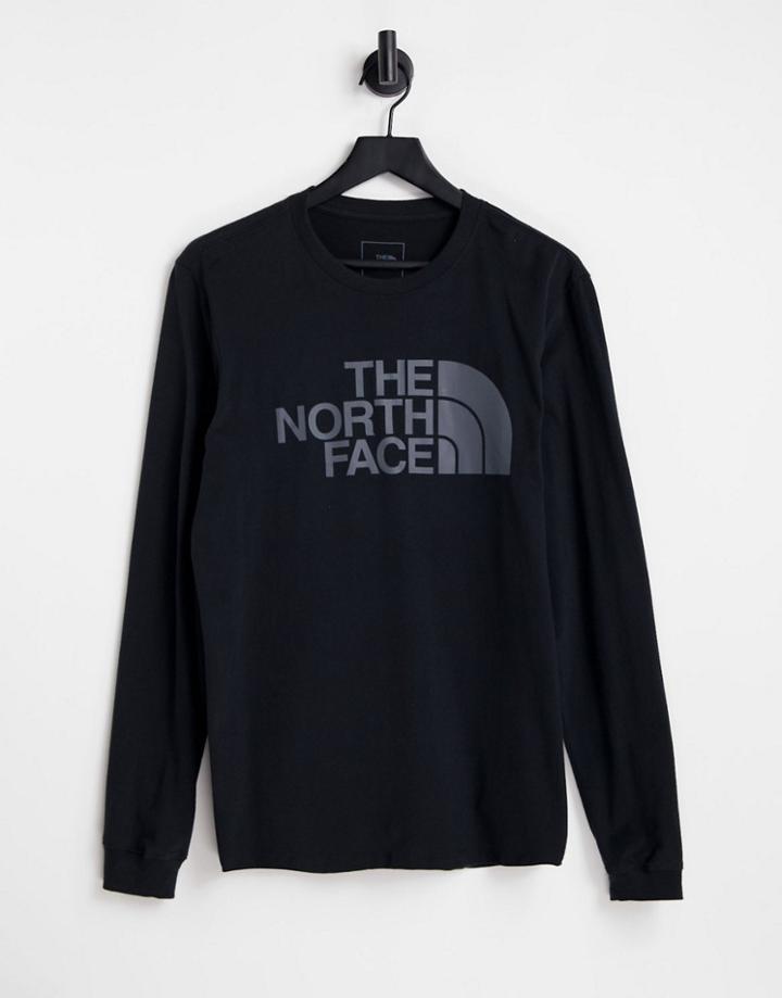 The North Face Half Dome Long Sleeve T-shirt In Black