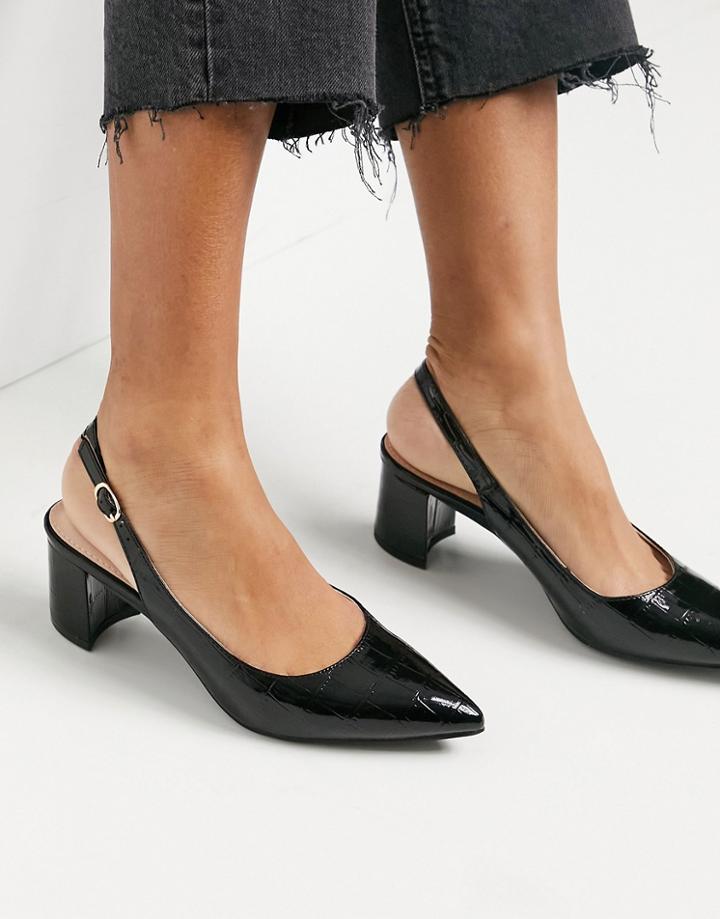 Raid Rubina Heeled Shoes In Black Croc