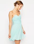 Asos Wedding Bandeau Mini Dress - Mint