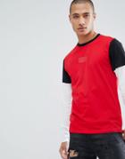 D-struct Long Sleeve Double Layer T-shirt - Red