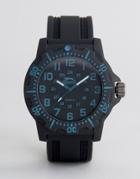 Slazenger Black Watch With Blue Markings - Black
