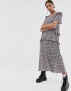 Resume Oprah Floral Print Midi Dress-multi