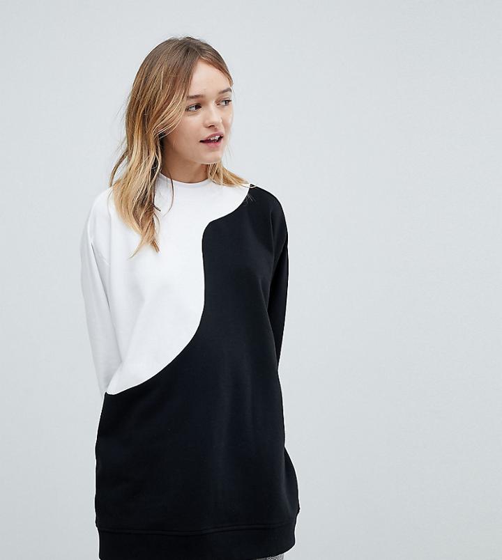 Monki Oversized Sweatshirt - Black