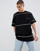 Cheap Monday Squad Stripe T-shirt - Black