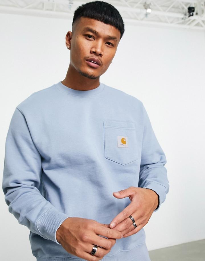 Carhartt Wip Pocket Sweatshirt In Blue
