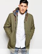 Minimum Parka With Hood Exclusive - Army