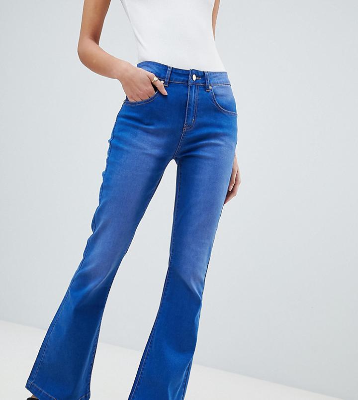 Boohoo Flare Jean - Blue