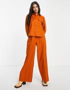 Aligne Shirt In Rust - Part Of A Set - Copper