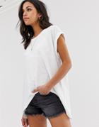 Allsaints Sanza Oversized T-shirt-white