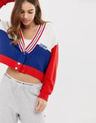 Tommy Jeans Collegiate Cropped Cardigan - Multi