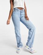 Weekday Twin Organic Cotton Denim Jeans In Blue-blues