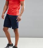 Asos 4505 Tall Training Shorts In Navy - Blue