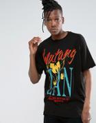 Asos Wu Tang Clan Super Oversized Band T-shirt With Retro Print - Black