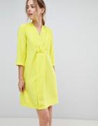 Closet London Neon Shift Dress - Green