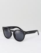Quay Australia Invader Sunglasses With Black Frame - Black
