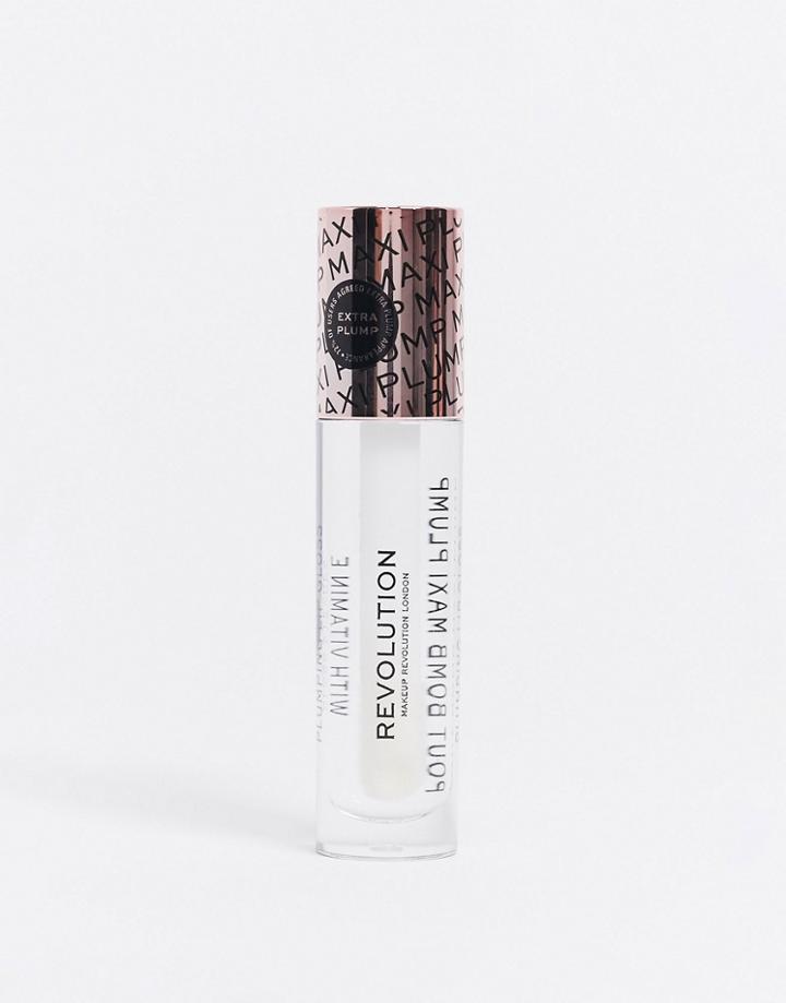 Revolution Pout Bomb Maxi Plumping Lip Gloss - Glaze-clear