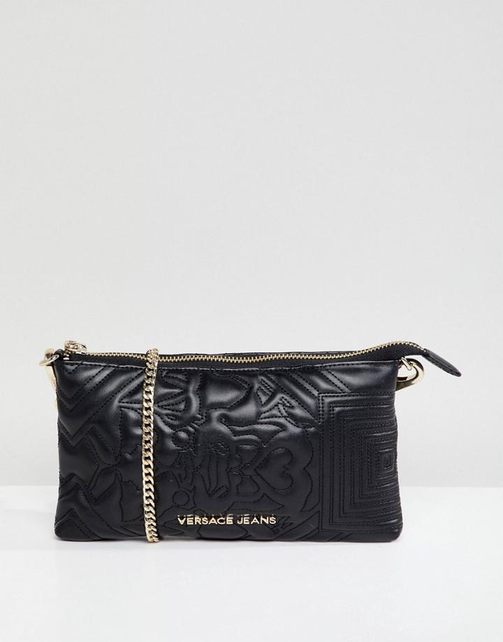 Versace Jeans Baroque Mini Cross Body - Black