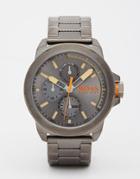 Boss Orange New York Gray Bracelet Watch In Sterling Silver - Gray