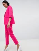 B.young Waist Tie Suit Pants - Pink