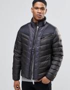 G-star Attacc Hooded Quilted Down Jacket - Black