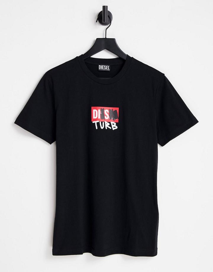 Diesel T-diegos B10 T-shirt In Black