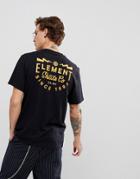 Element Zap T-shirt In Black - Black