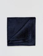 Jack & Jones Pocket Square In Paisley Print - Navy