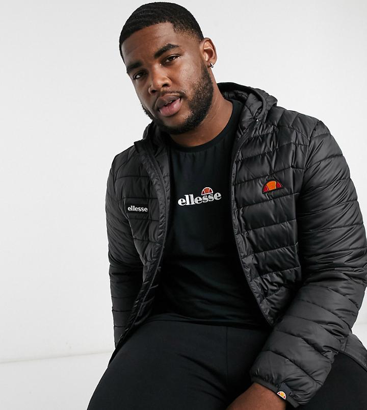 Ellesse Plus Padded Lombardy Jacket In Black