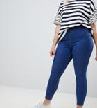 New Look Curve Skinny Jegging In Blue - Blue