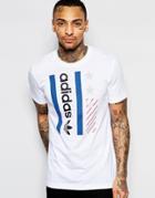 Adidas Originals T-shirt With Archive Print S93121 - White