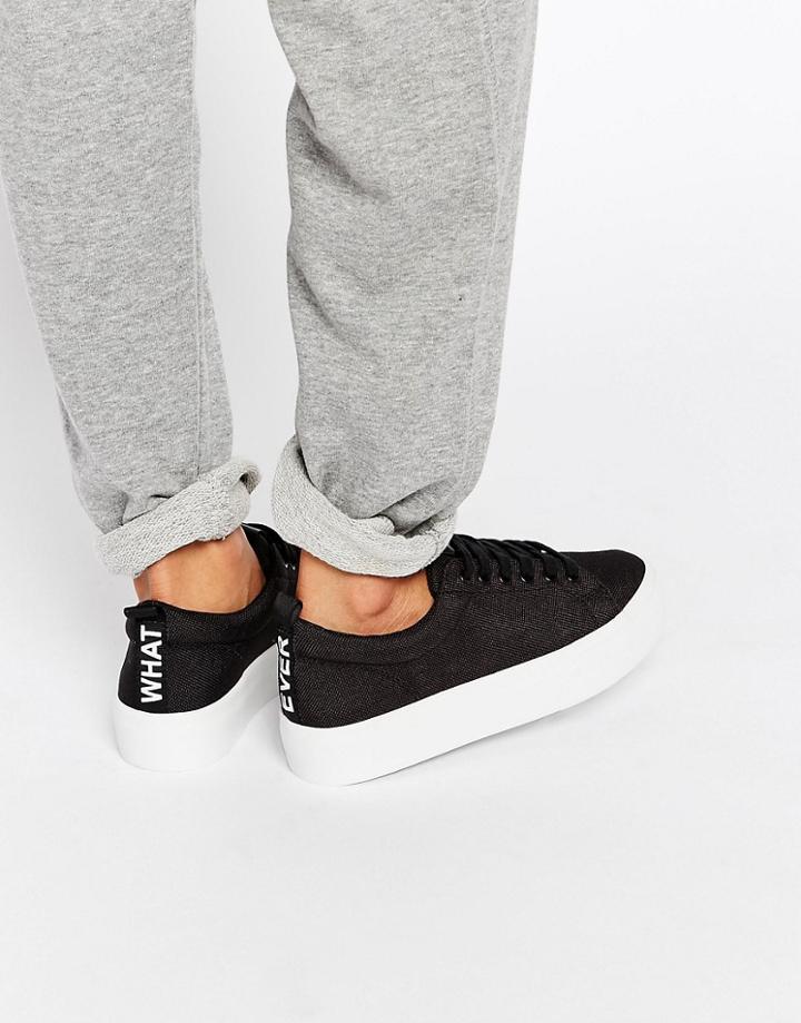 Pull & Bear Message Trainer - Black