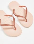 Havaianas Slim Flip-flops In Ballet Rose-gold