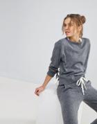 Micha Lounge Tie Detail Sweater - Gray
