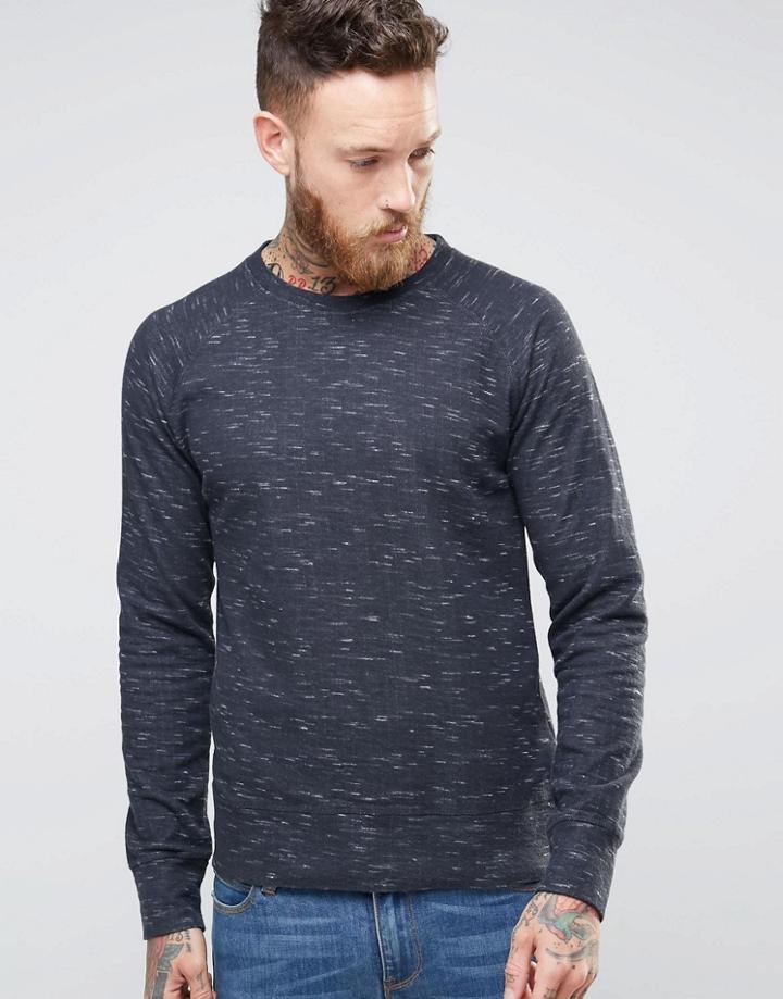 Nudie Samuel Double Face Sweatshirt - Navy