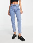 & Other Stories Cotton Stretch Tapered Jeans In Fresh Blue - Mblue