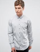 Boss Orange Edipoe Fleck Shirt Slim Fit Buttondown - Gray