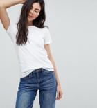 Asos Design Tall Ultimate Crew Neck T-shirt In White