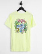 Billabong Gangs Of Gangs T-shirt In Yellow