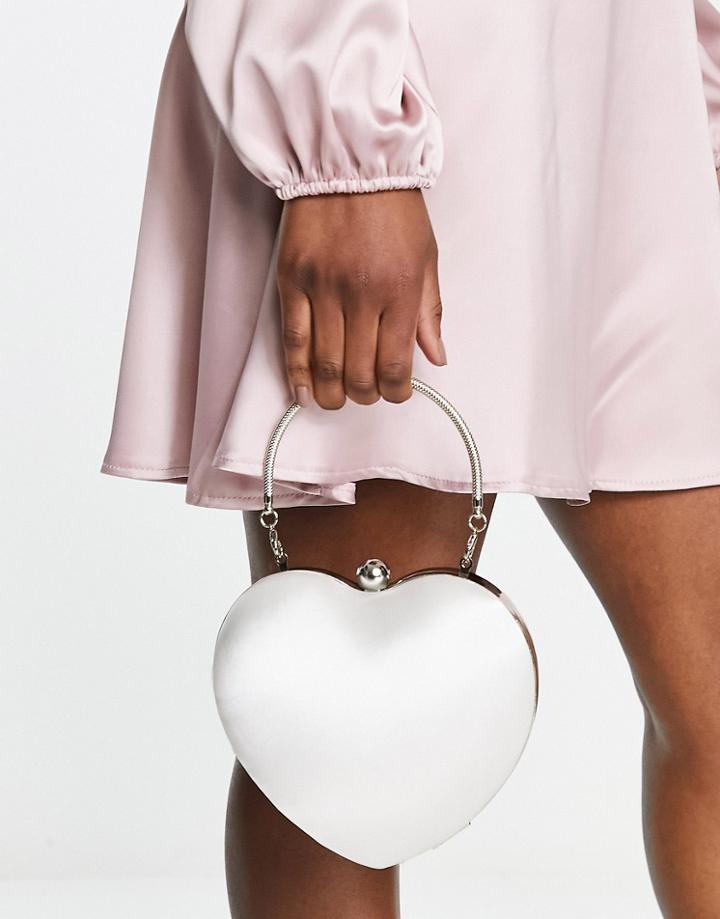 Ever New Bridal Heart Grab Bag In Ivory-white