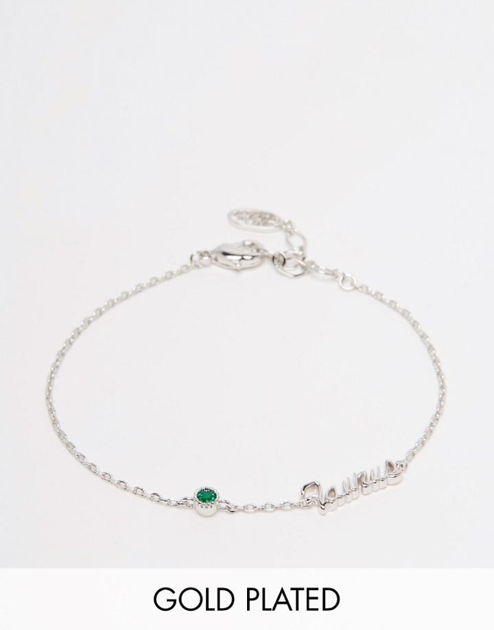 Astrid & Miyu Taurus Zodiac Bracelet - Silver
