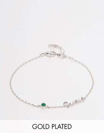 Astrid & Miyu Taurus Zodiac Bracelet - Silver