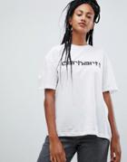 Carhartt Wip Relaxed T-shirt With Logo - White