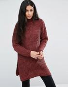 Blend She Dahlia Sweater - Red