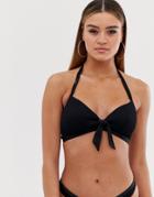 Freya Fuller Bust Nouveau Soft Triangle Bikini Top In Black