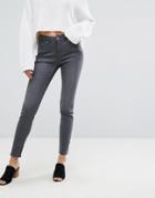 Esprit High Waisted Skinny Jeans - Gray