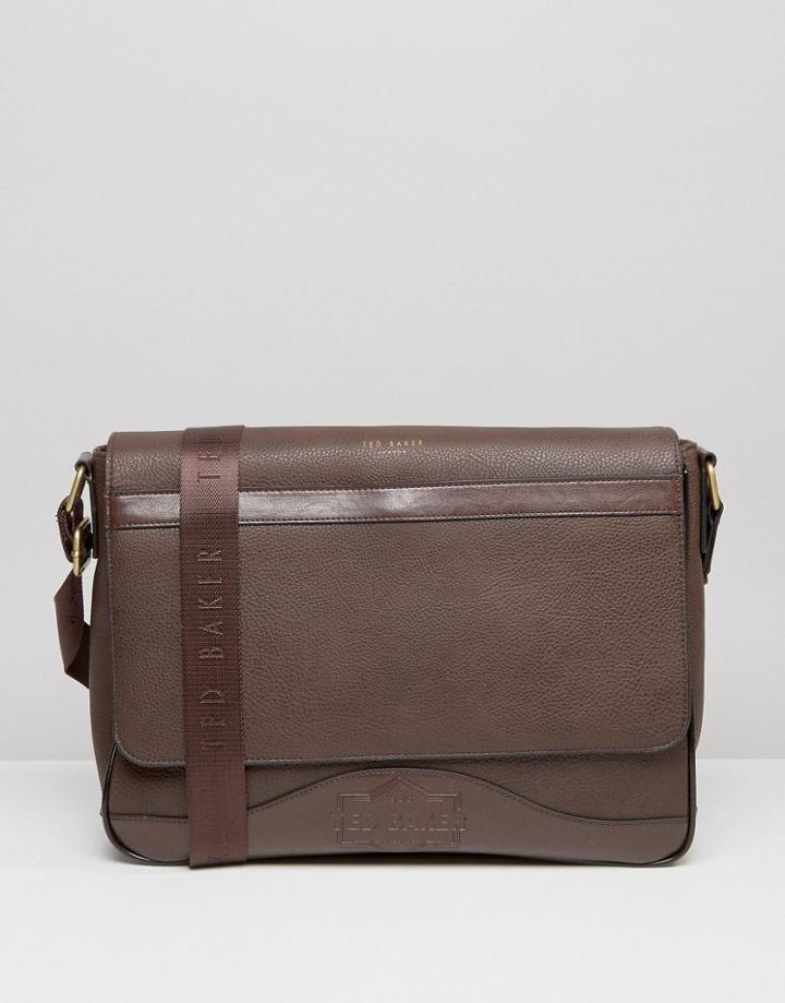 Ted Baker Bag Messenger Embossed - Brown