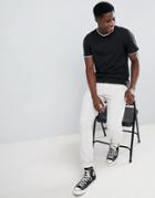 Jack & Jones Originals T-shirt With Contrast Tipping - Black