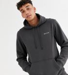 Nicce Hoodie With Logo In Charcoal-gray