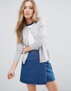 Only Bella Button Up Cardigan - Gray