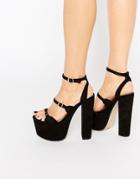 Asos Hi There Mega Platforms - Black